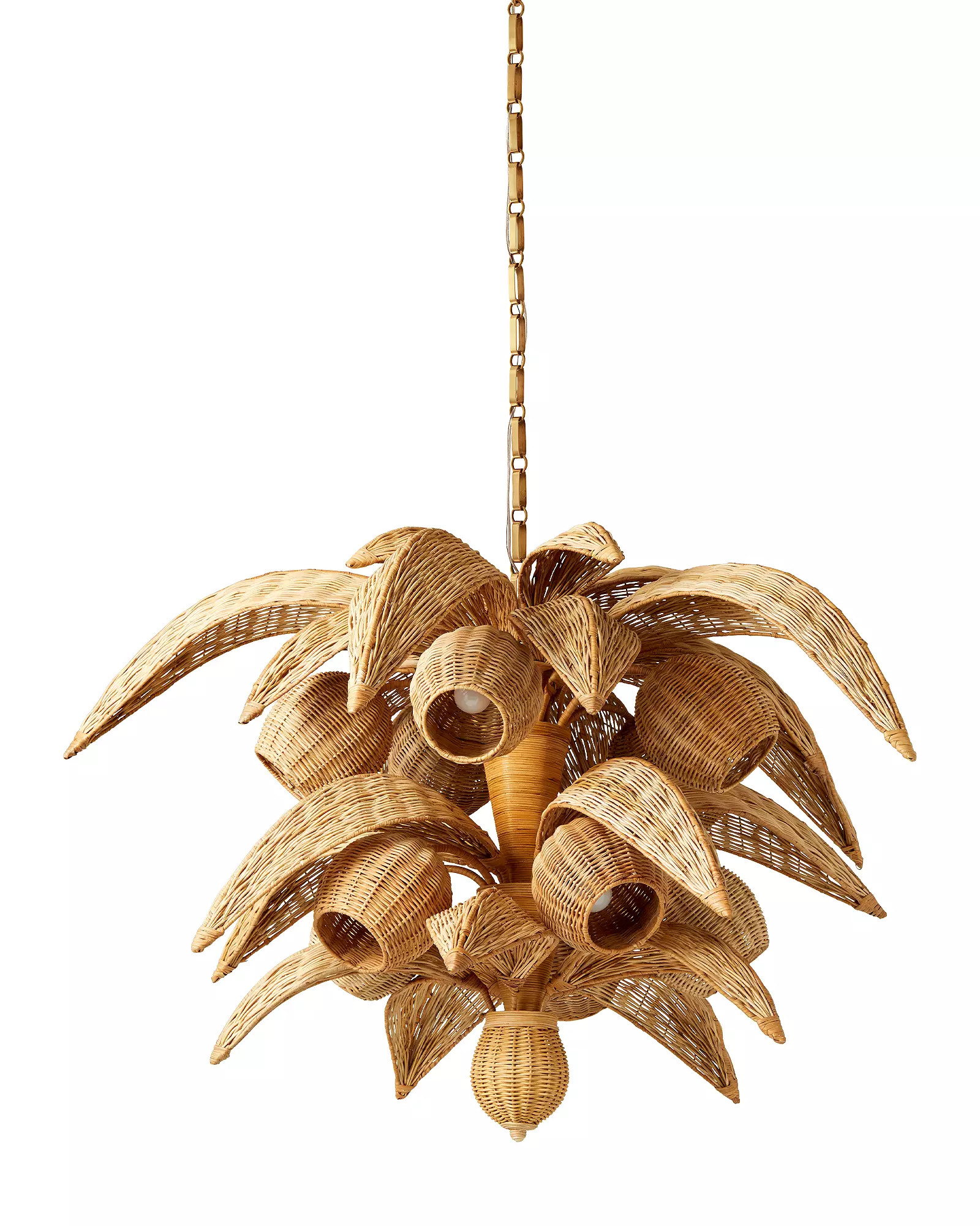 Breakers Rattan Chandelier | Serena and Lily