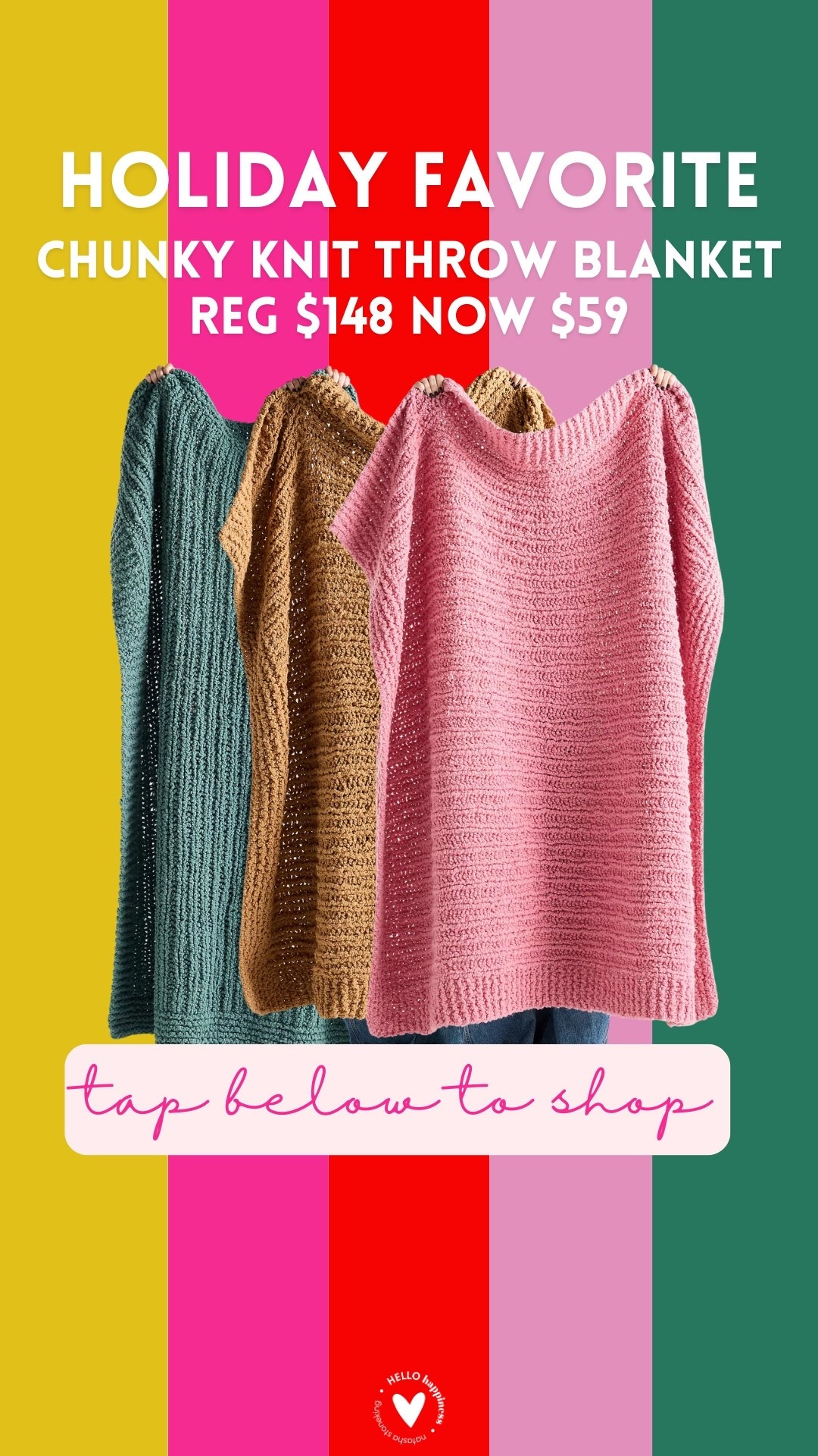 A chunky knit throw = the perfect homebody happy! 

#LTKHoliday #LTKSaleAlert #LTKFindsUnder100