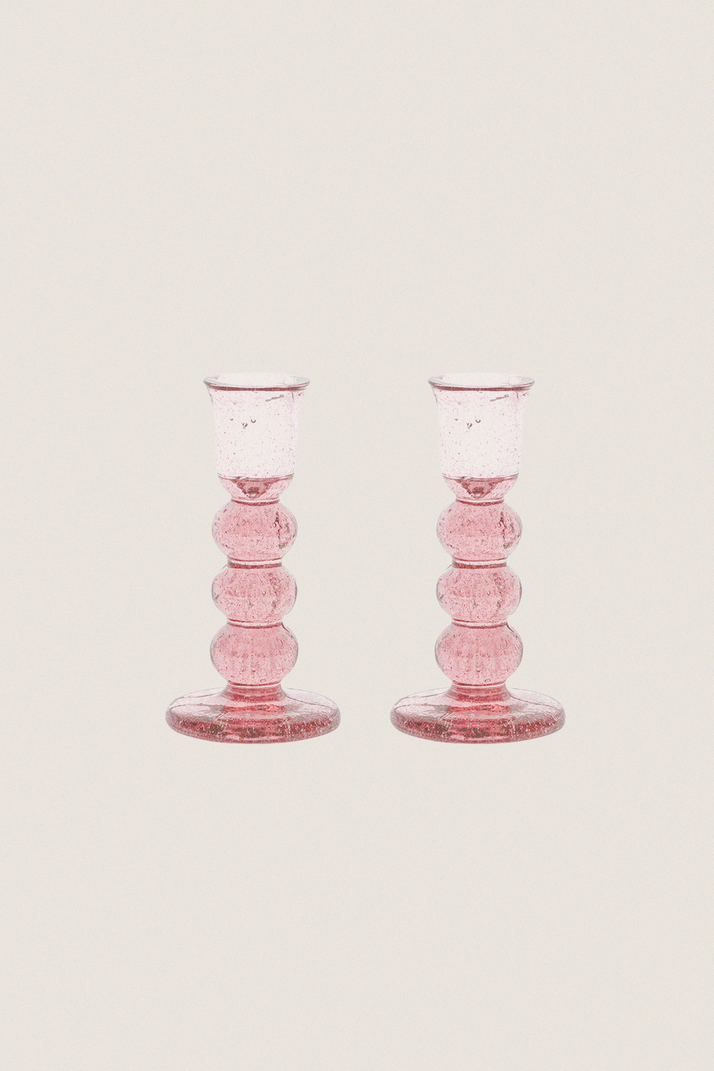 Blush Provence 5" Candlestick Set of 2 | Tuckernuck (US)