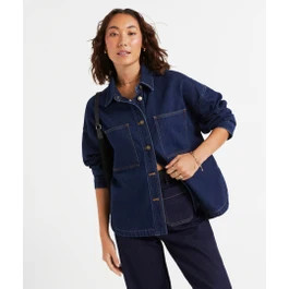 OLLIE DENIM SHACKET | Sportsgirl