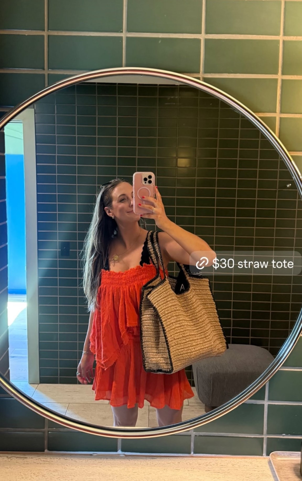 Love this $30 straw tote

#LTKmomlife #LTKootd