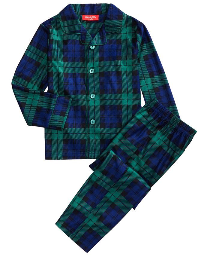 Family Pajamas Matching Kids Black Watch Plaid Family Pajama Set, Created for Macy's & Reviews - ... | Macys (US)