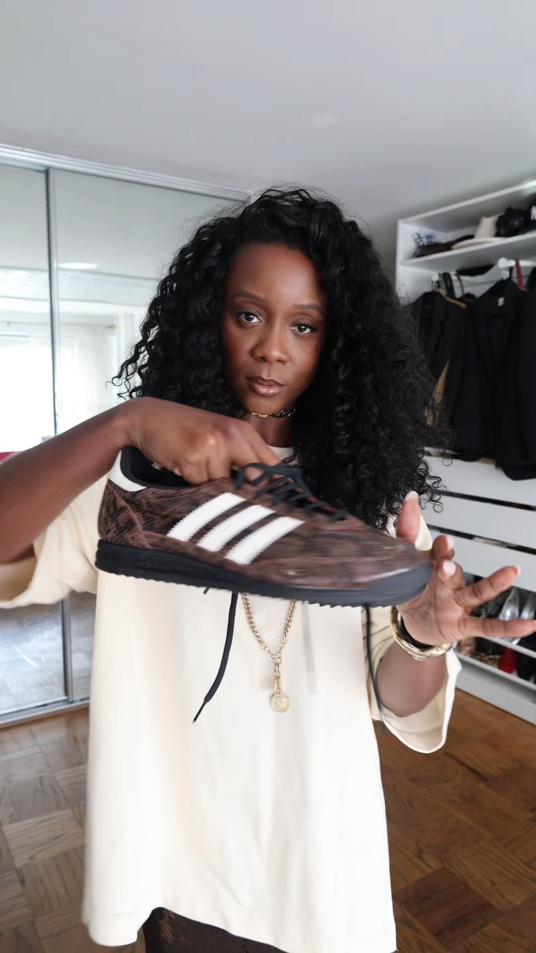 Casual fit of the day 🐍✨ Styled my new adidas snakeskin sneakers with effortless weekend pieces you can actually wear anywhere. Think comfort meets street chic — the kind of look that works for errands, brunch, or laid-back city days.

Shop the full look and similar pieces below — from neutral layers to statement sneakers that make any outfit pop.

Jacket I have on is vintage 

adidas snakeskin sneakers, casual outfit inspo, effortless street style, chic weekend outfit, sneaker outfit ideas, fall casual outfit, everyday outfit ideas, sporty chic look, adidas outfit, sneaker style


#LTKStyleTip