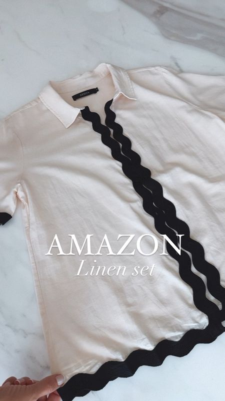 Adorable Amazon linen set! It runs tts, I am wearing a size small 
Perfect for summer and for your vacations 


#LTKxMadewell #LTKStyleTip #LTKTravel