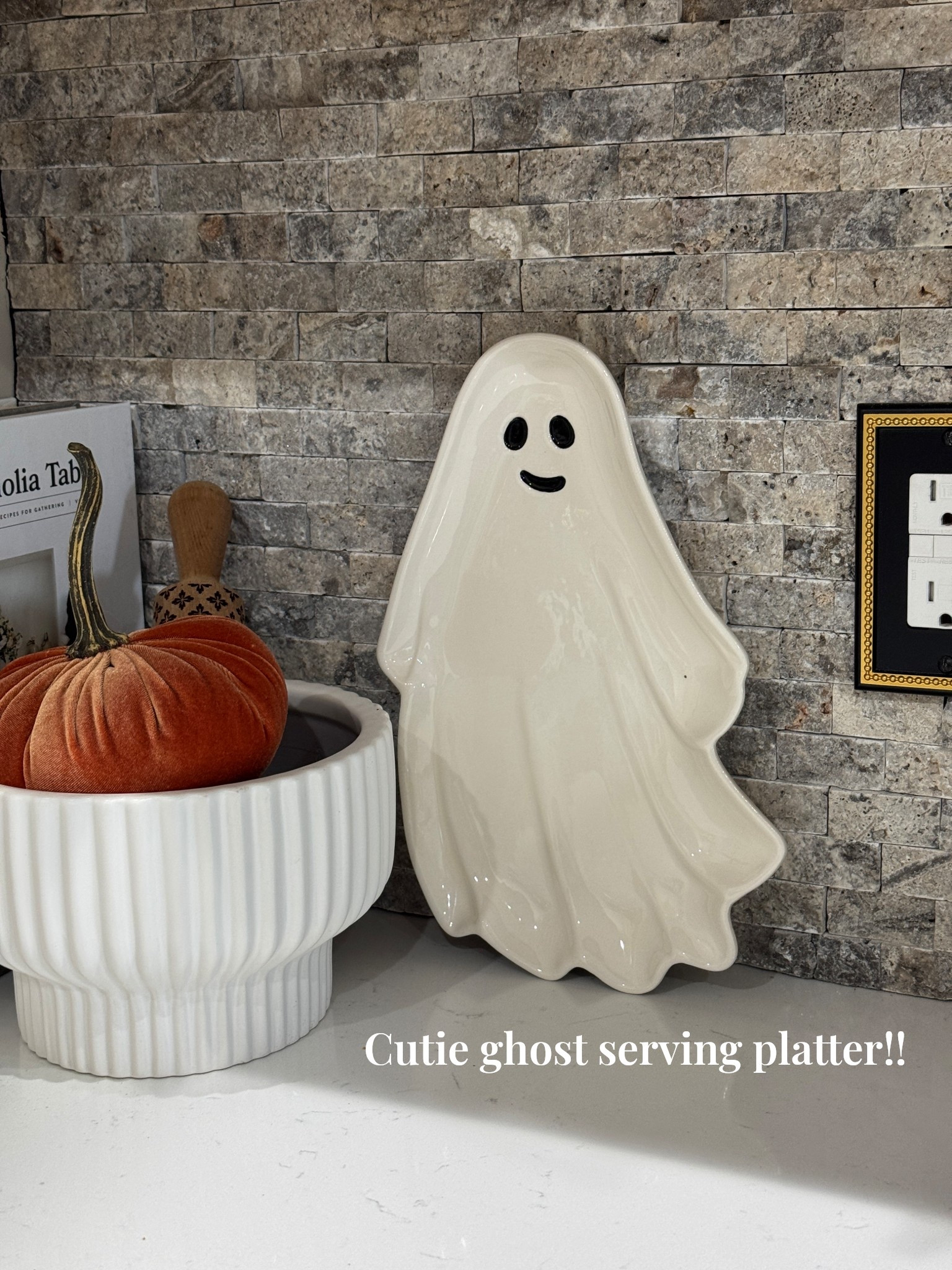 The cutest little ghost serving platter for Halloween, entertaining this season! Super affordable from Walmart!

#LTKHome #LTKHalloween #LTKSeasonal