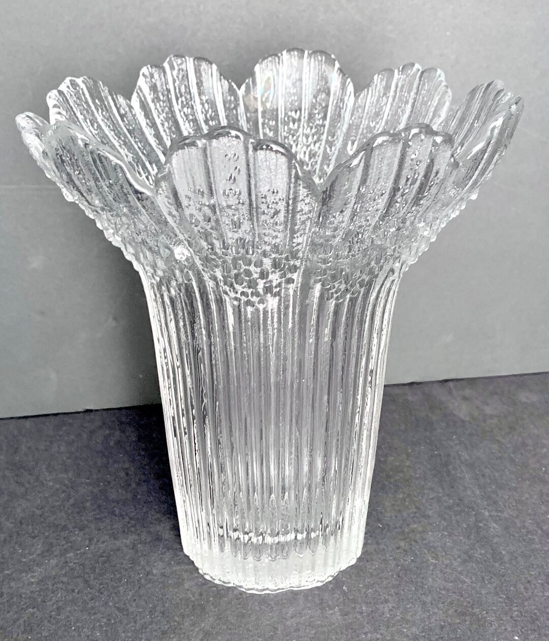 Vintage Lasisepat Mantsala of Finland Design by Pertti Kallioinen Glass Flower Vase Scandinavian ... | Etsy (US)