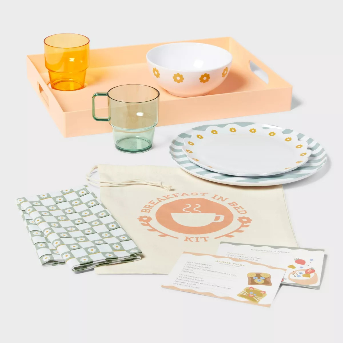 Kids' 8pc Breakfast in Bed Dinnerware Set - Pillowfort™ | Target