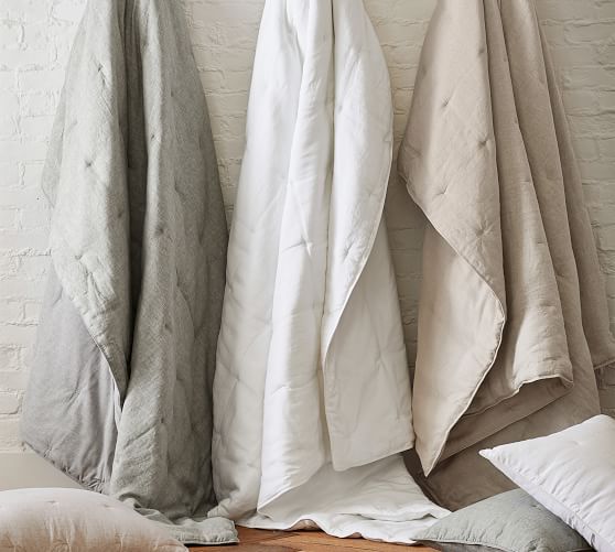 Belgian Flax Linen Comforter | Pottery Barn (US)