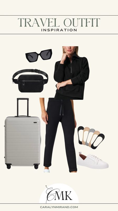 Travel outfit inspo- use code CARALYN10 at Spanx. 

#LTKstyletip #LTKtravel #LTKmidsize