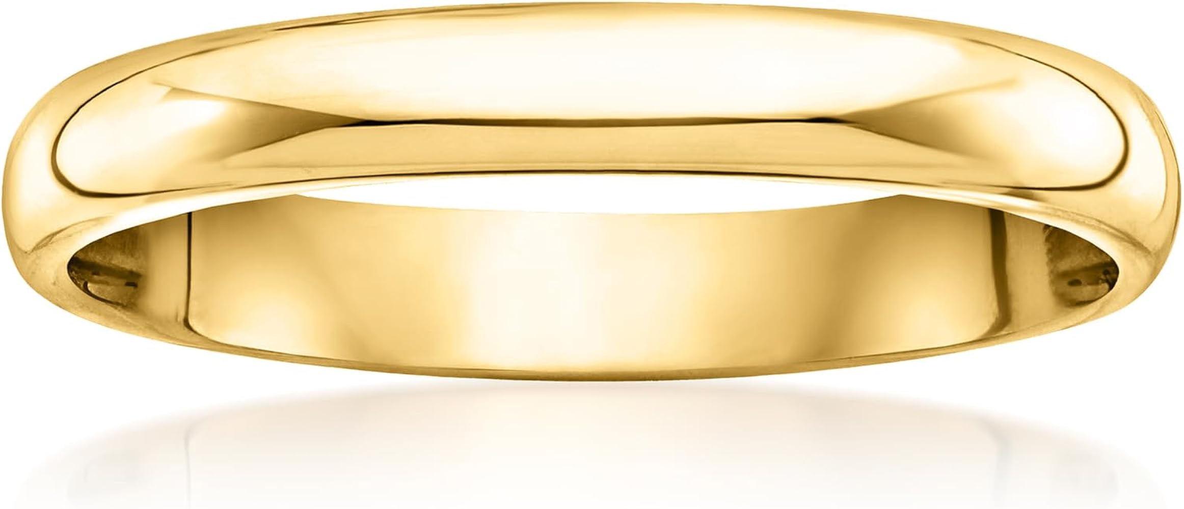 Ross-Simons Women's 3mm 14kt Yellow Gold Band | Amazon (US)