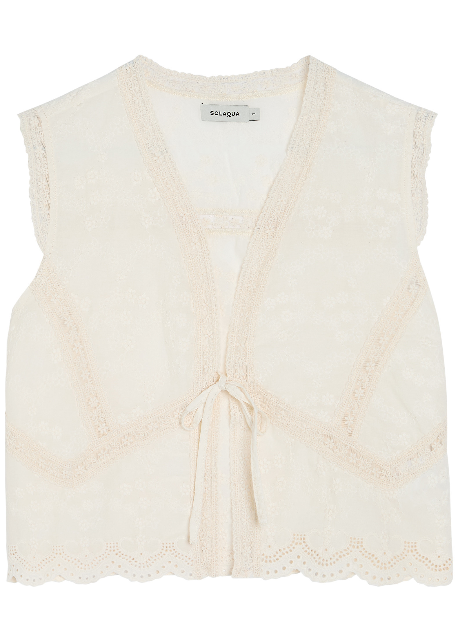 Willow embroidered cropped cotton top | Harvey Nichols