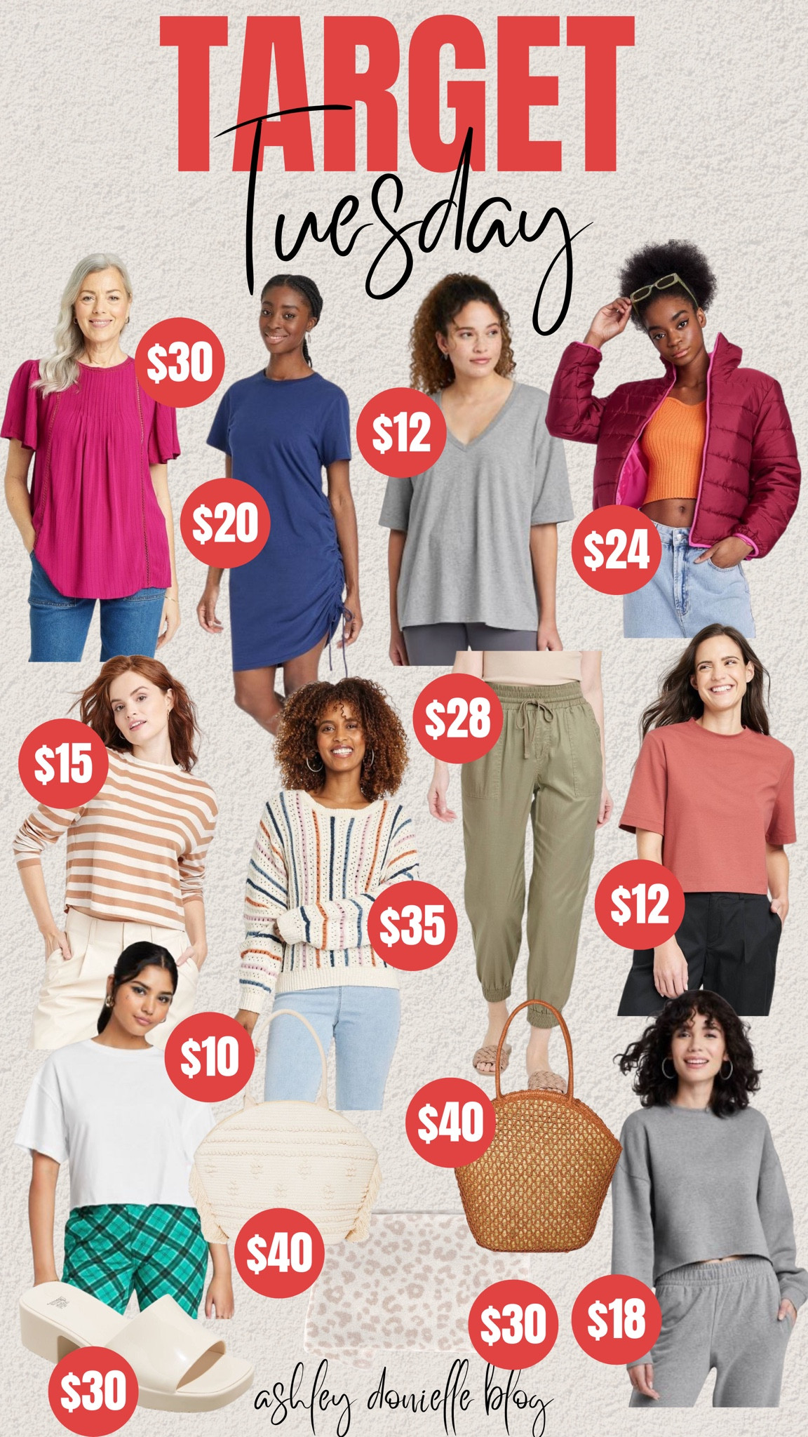 Target Tuesday!

Tshirt, cropped T-shirt, puffer jacket, joggers, sweater, sweatshirt, T-shirt dress, straw purse, block heels, throw blanket

#LTKfit #LTKstyletip #LTKSeasonal