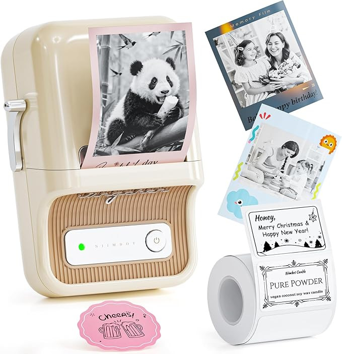 NIIMBOT B21 Pro Label Maker with Tapes, 300DPI HD Label Printer, Sticker Maker for Home Organizat... | Amazon (US)