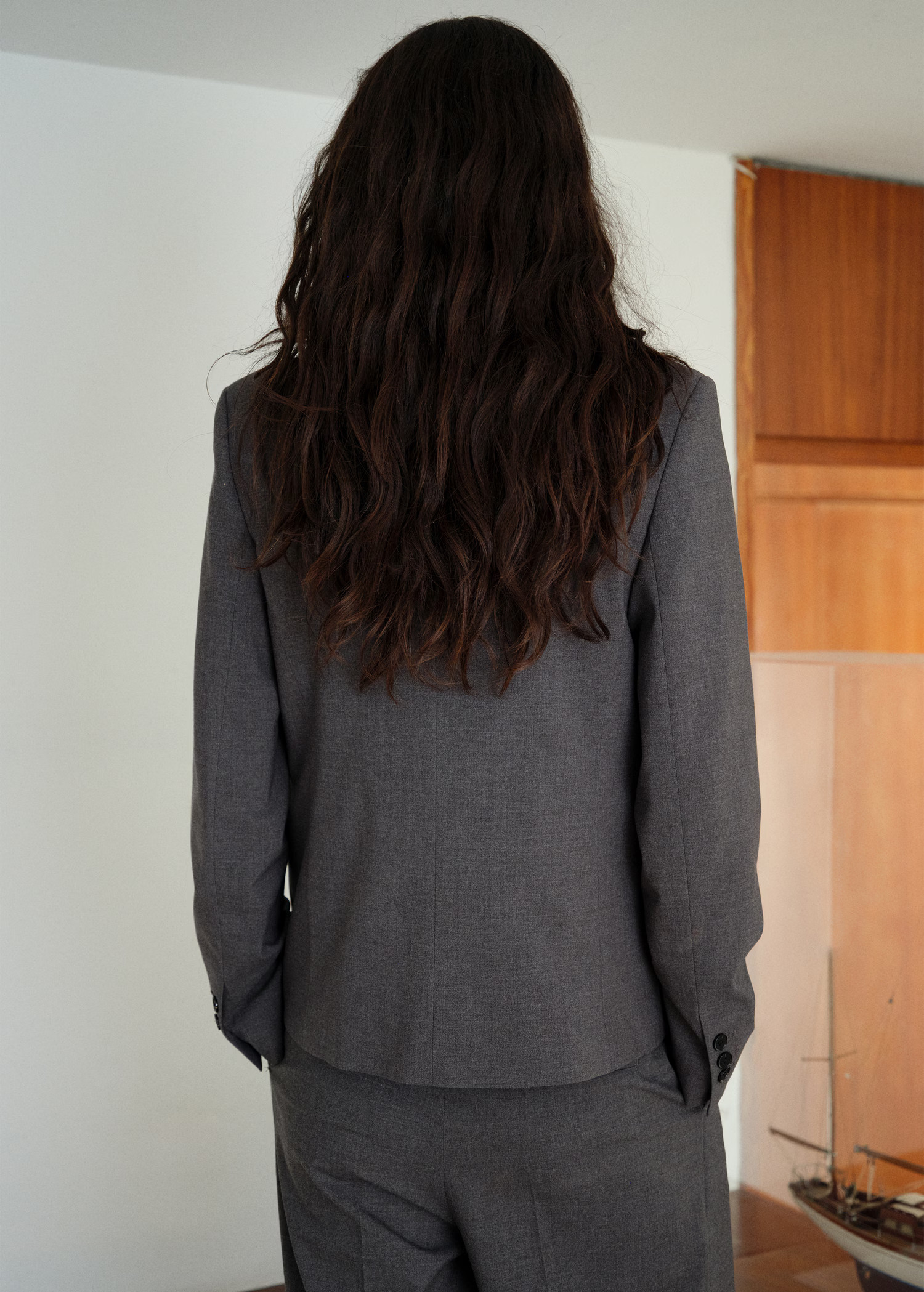 Straight button suit blazer - Women | MANGO Canada | Mango Canada