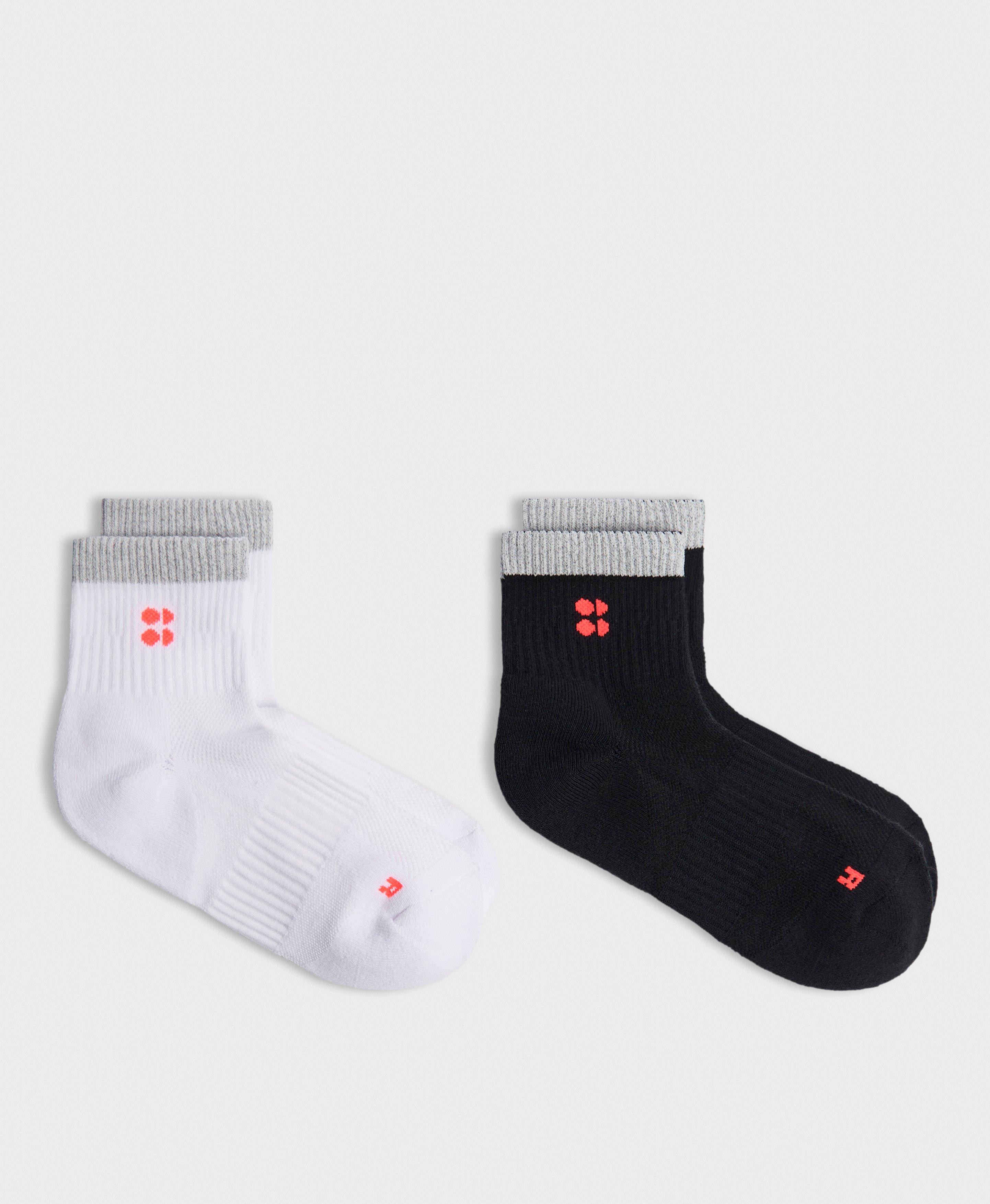 Reflective Workout Mini Crew Socks 2 Pack | Sweaty Betty UK