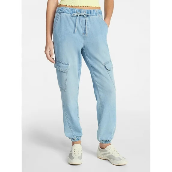 No Boundaries Cargo Jogger Pants, Women's | Walmart (US)