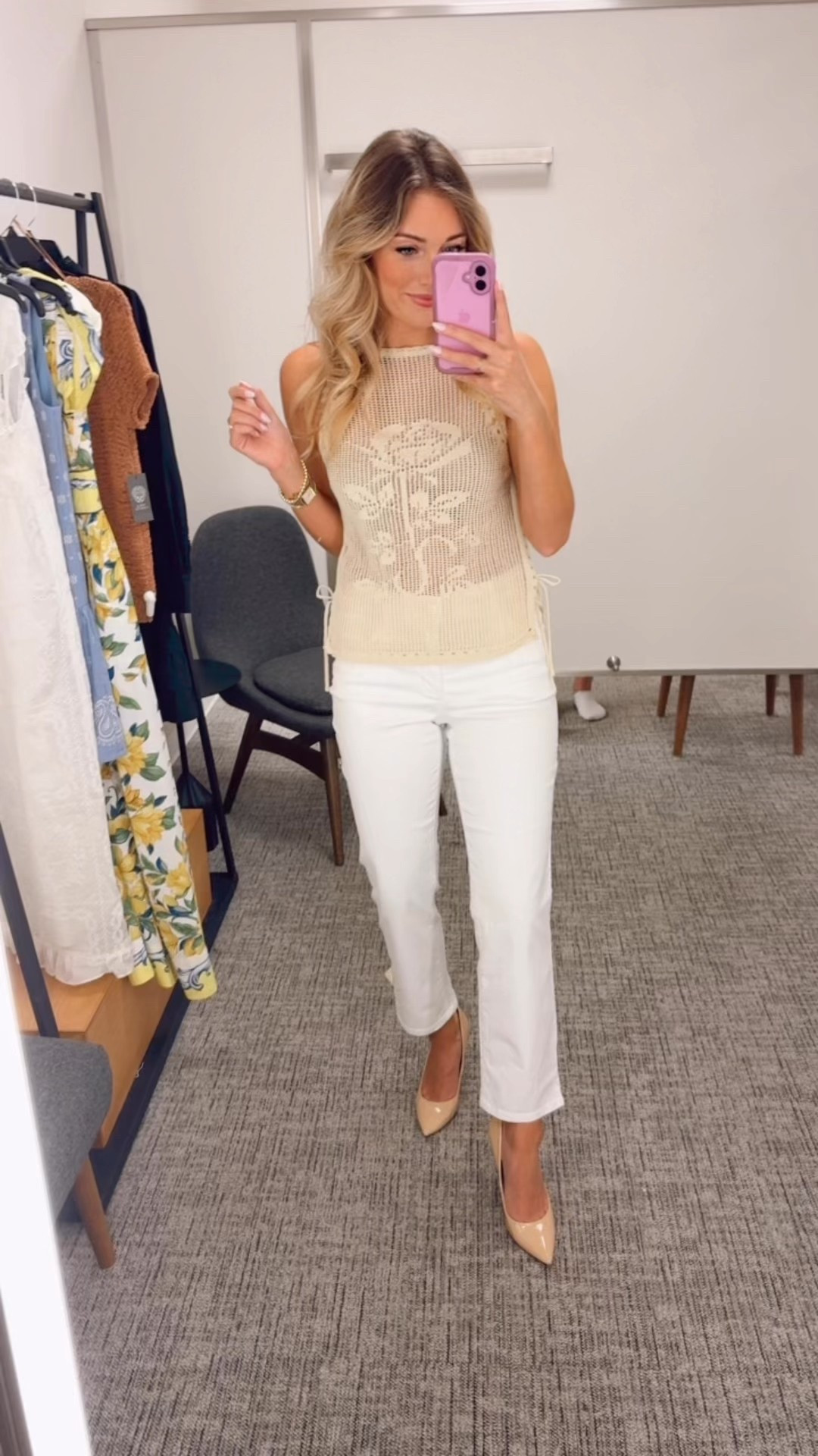 Fell in love with this crochet tops unexpectedly! Not my usual style but the price was too good!