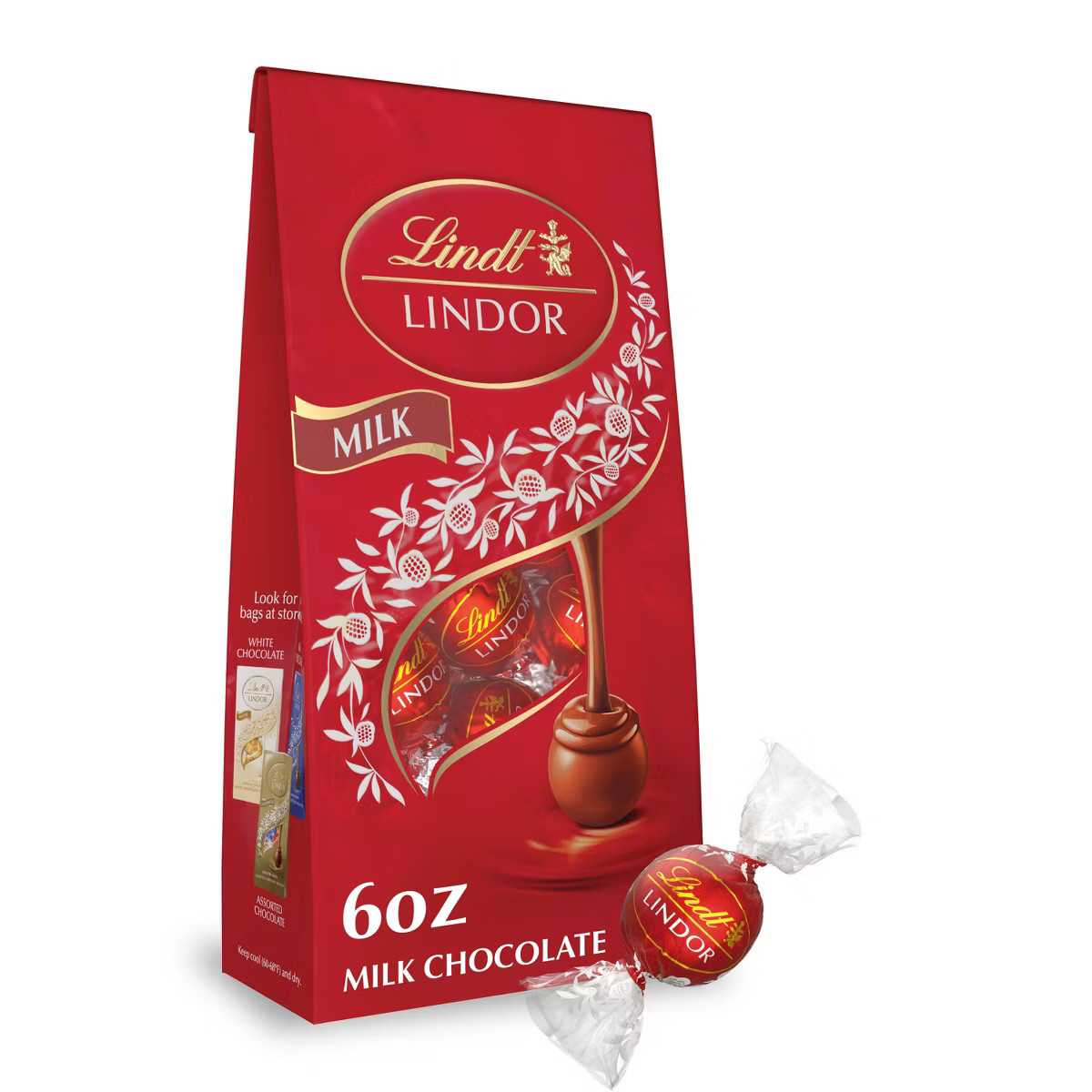 Lindt Lindor Milk Chocolate Candy Truffles - 6 oz. | Target