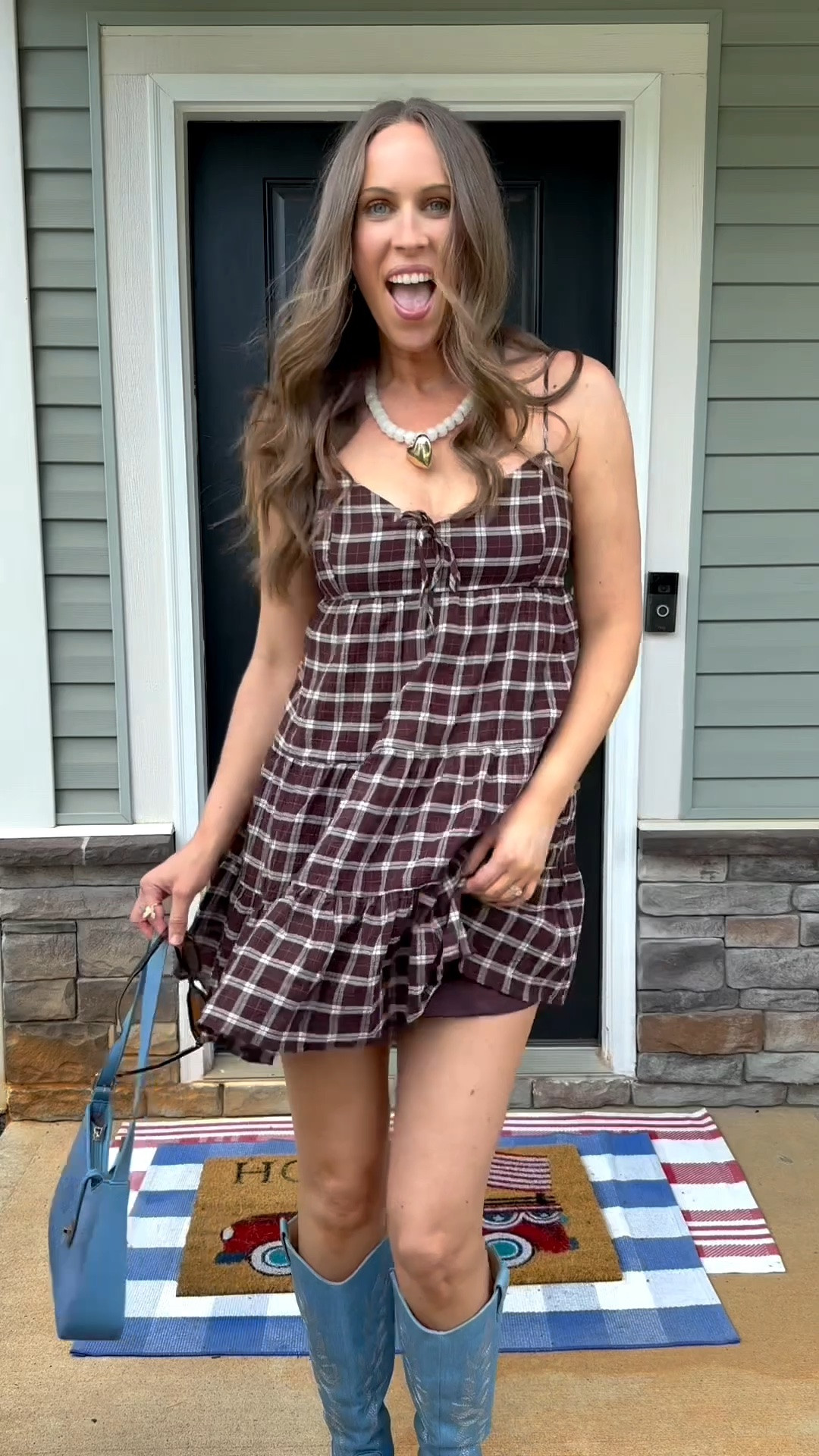 Outfit idea 🤎🤎

Walmart fashion, Amazon fashion, western boots, brown dress, necklace, country concert outfit

#LTKgrwm #LTKootd