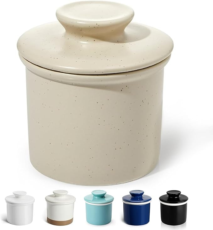 Sweese French Butter Dish - Butter Crock for Counter with Water Line for Fresh Spreadable Butter ... | Amazon (US)