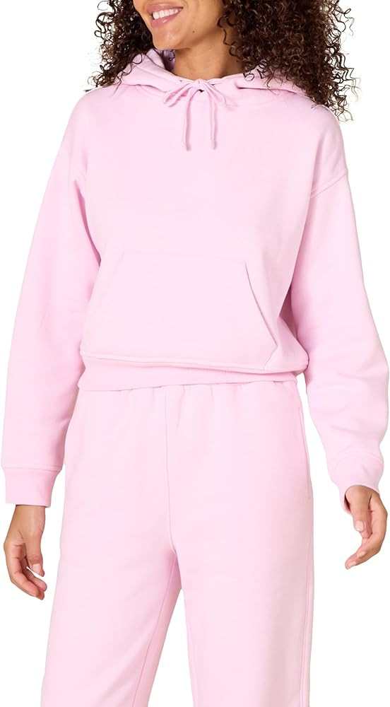 Amazon Essentials Women's Crop Pullover Hoodie Sweatshirt with Kangaroo Pocket (Available in Plus... | Amazon (US)