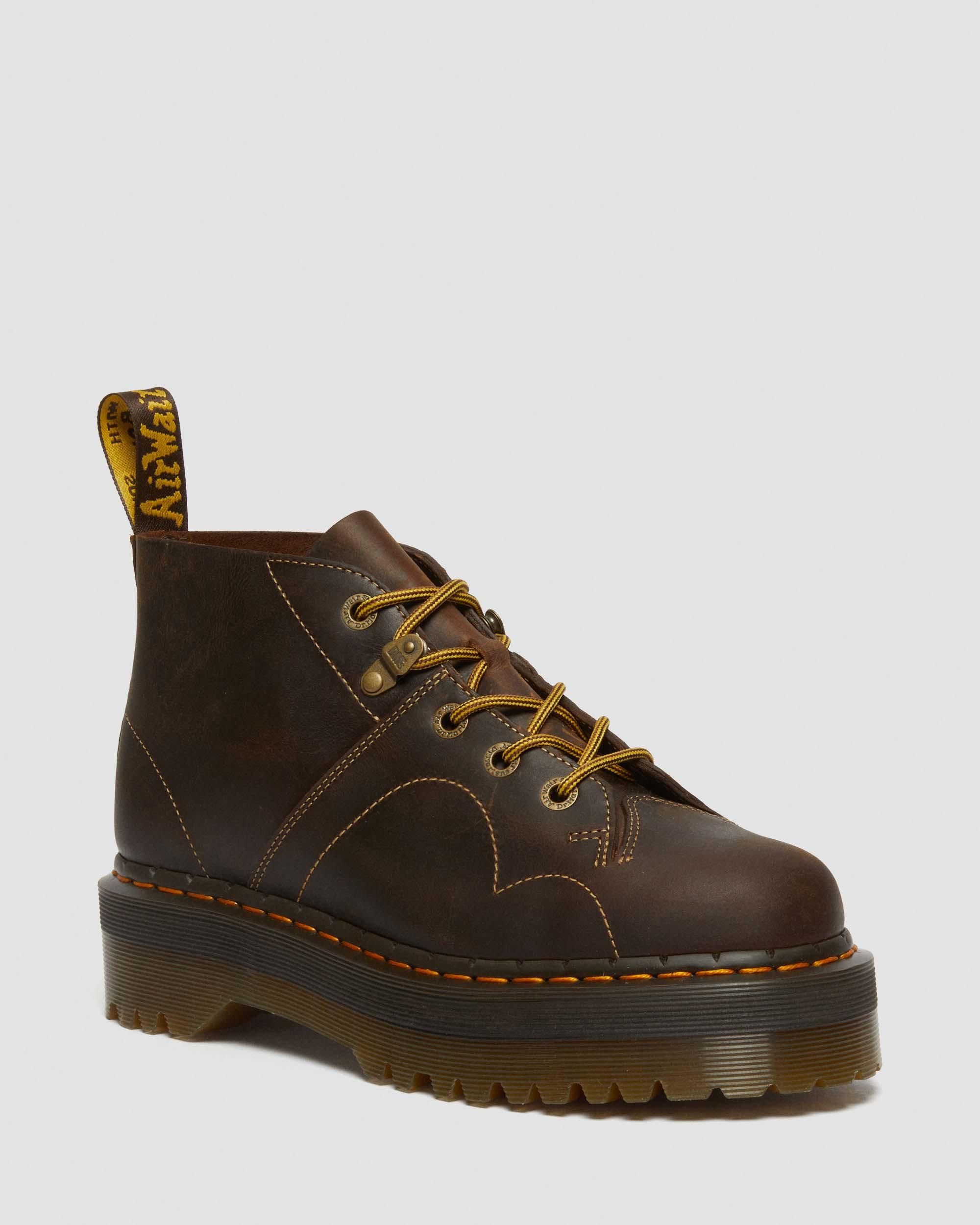 Church Arc Crazy Horse Platform Monkey Boots | Dr. Martens