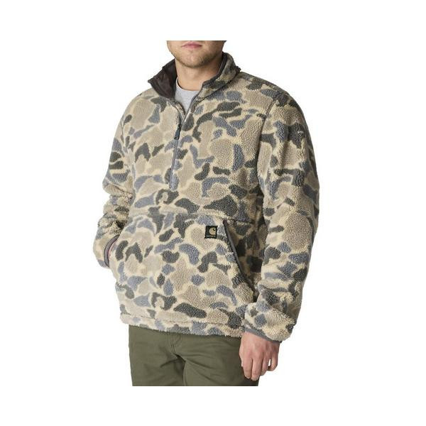 Men's Carhartt Loose Fit Pullover Large Tall Khaki Vintage Camo | Scheels Sports