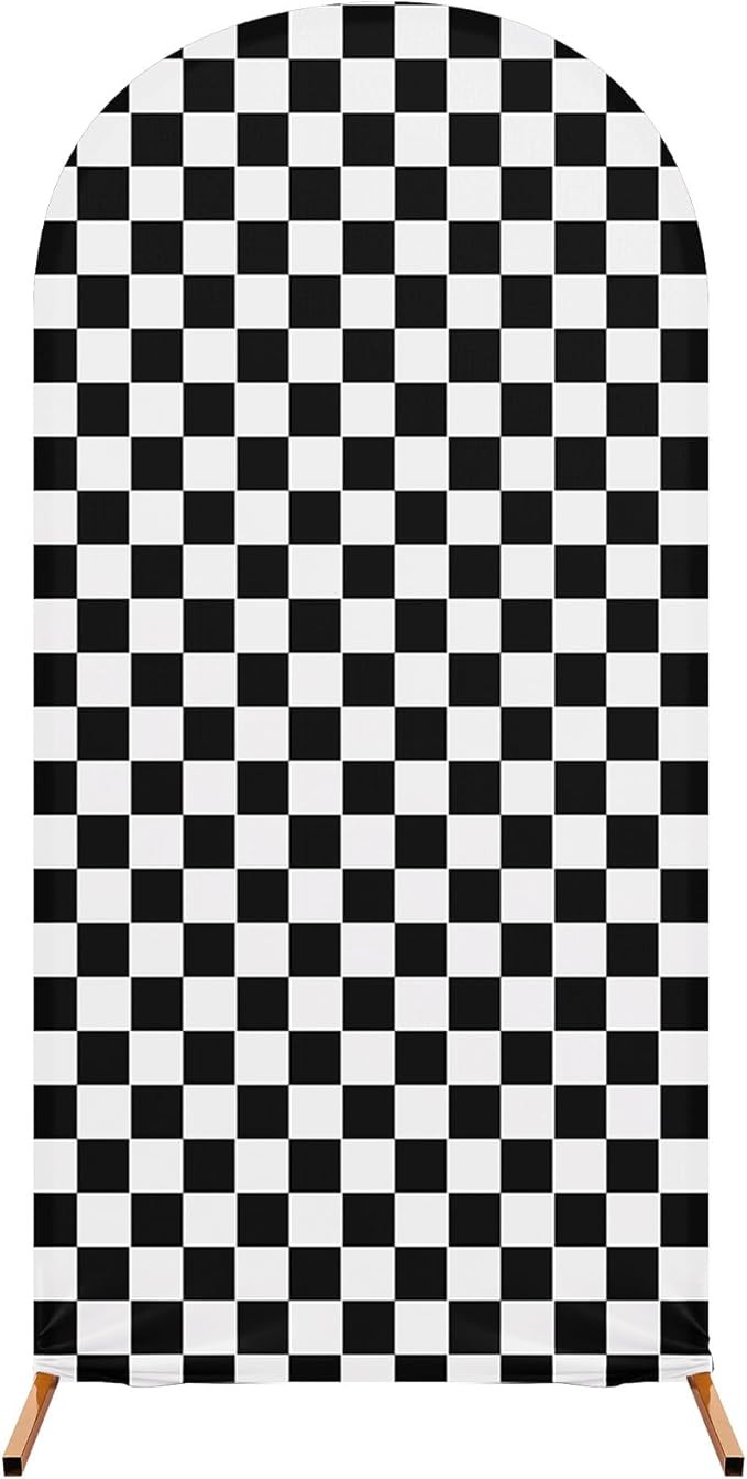 7.2 ft Racing Party Arch Backdrop Cover Fast Race Theme Arch Spandex Stretch Backdrop Stand Cover... | Amazon (US)