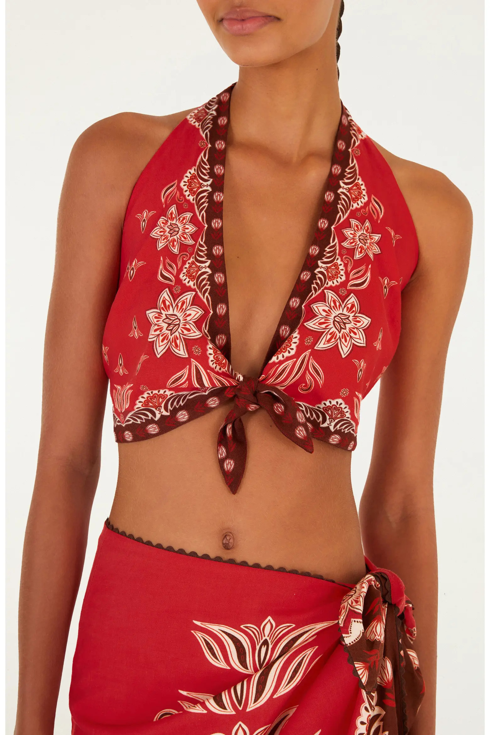 Ainika Garden Red Halter Top (Women) | Nordstrom | Nordstrom
