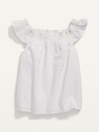 Flutter-Sleeve Swing Top for Girls | Old Navy (US)