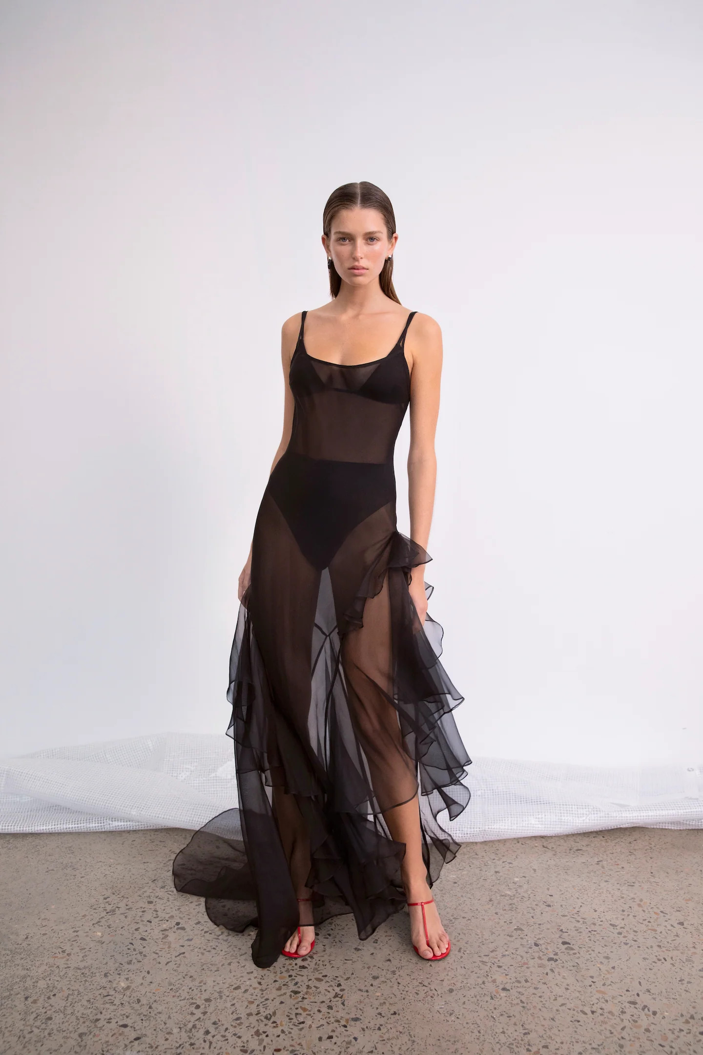 Sage Flounce Gown | Sir The Label (ANZ)