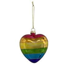 Rainbow Glass Heart Ornament by Ashland® | Michaels Stores