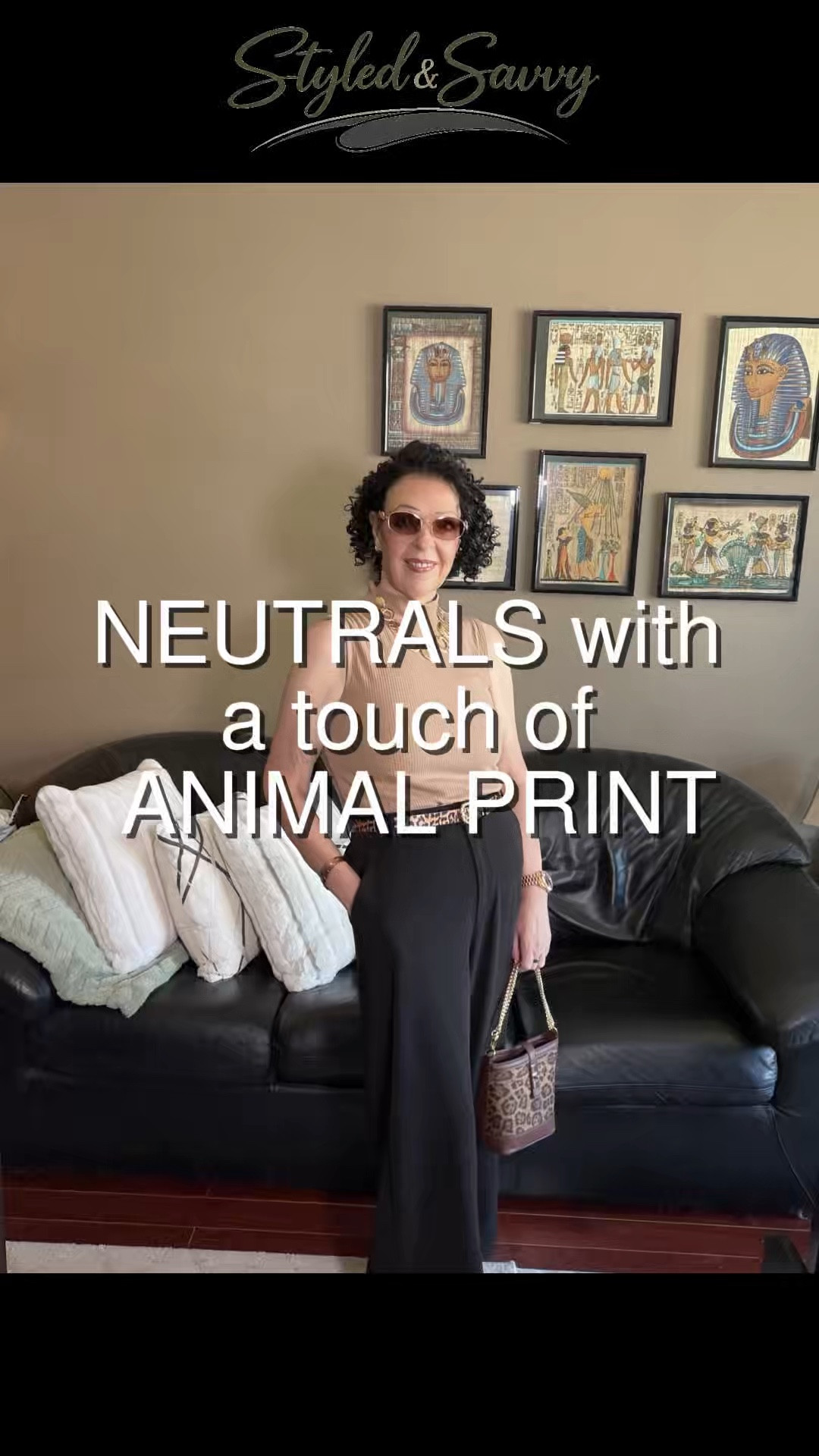 Neutrals with a touch of animal print

#LTKcanada #LTKstyletip #LTKover50style