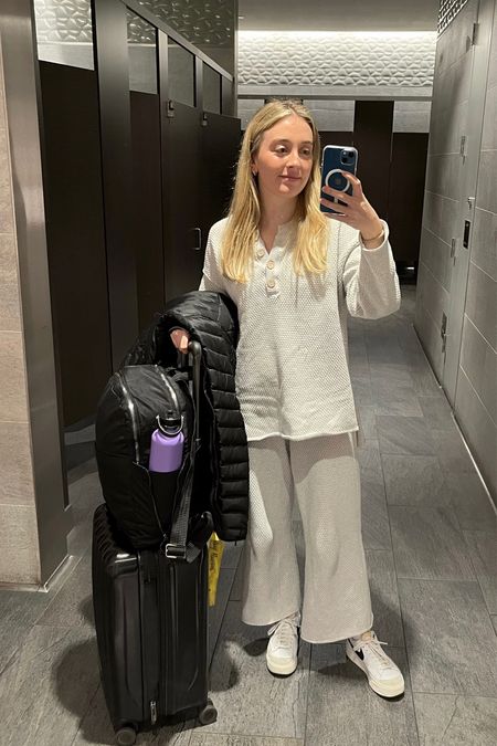 10/10 comfy airport outfit🤍

airport outfit, airport style, airport fashion, travel outfit, hailee sweater set, free people sweater set, casual outfit, plane outfit 

#LTKtravel #LTKfit #LTKstyletip