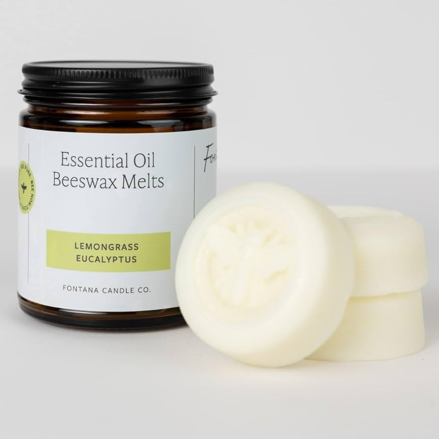 Fontana Candle Company - Lemongrass Eucalyptus Essential Oil Wax Melts | Made with Beeswax and Co... | Amazon (US)