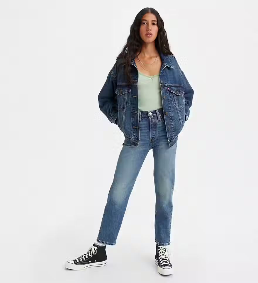 501® Original Cropped Women's Jeans - Dark Wash | Levi's® US | LEVI'S (US)