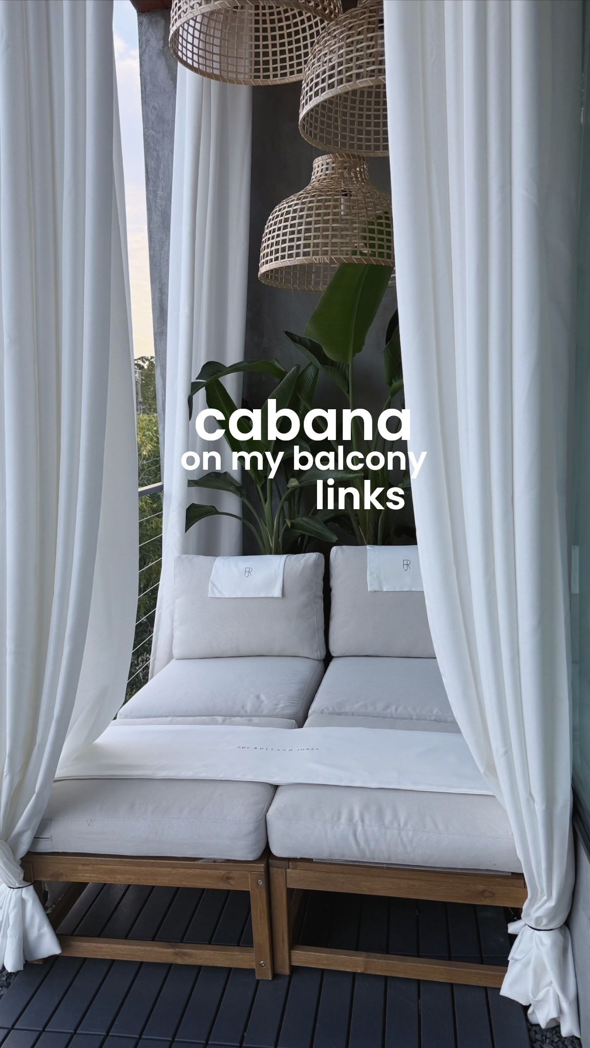 DIY cabana but on my balcony links✨ #homedecor #backyard 

#LTKSeasonal #LTKGiftGuide #LTKHome