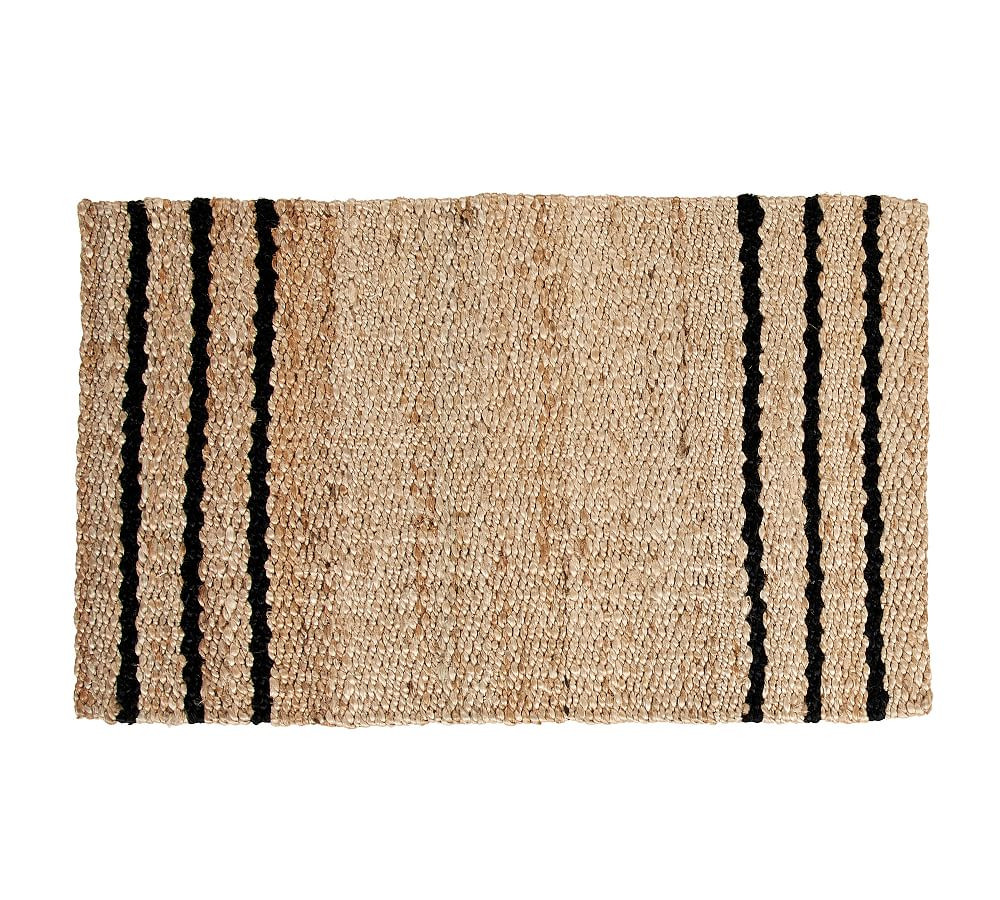 Three Striped Jute Doormat | Pottery Barn (US)