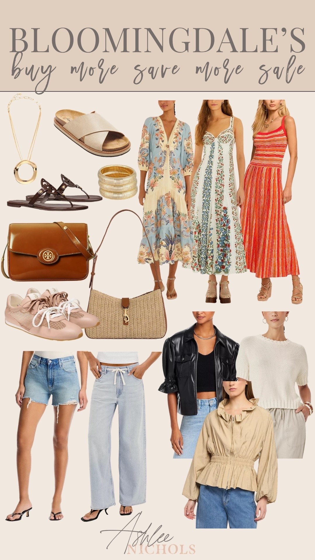 Buy more save more sale at Bloomingdale’s! 20% off $100, 25% off $250, 30% off $500

Farm Rio dress, spring dress, Tory Burch purse, leather sandals, denim shorts, spring jacket 

#LTKootd #LTKSaleAlert #LTKSeasonal