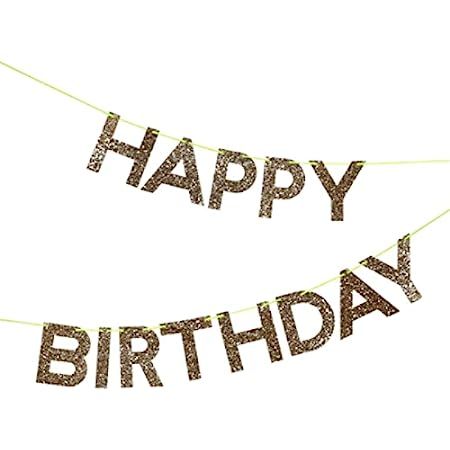 Meri Meri Silver Happy Birthday Garland | Amazon (US)