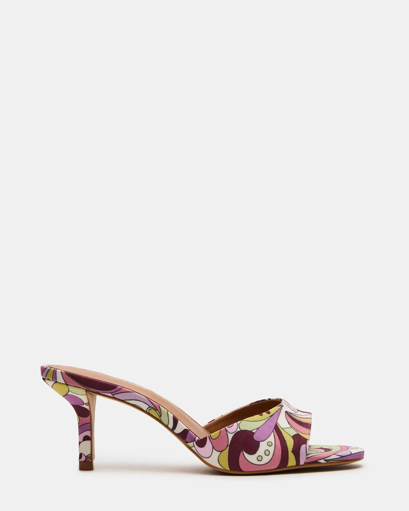 KENDRIX Pink Print Women's Mule Heel | Steve Madden (US)