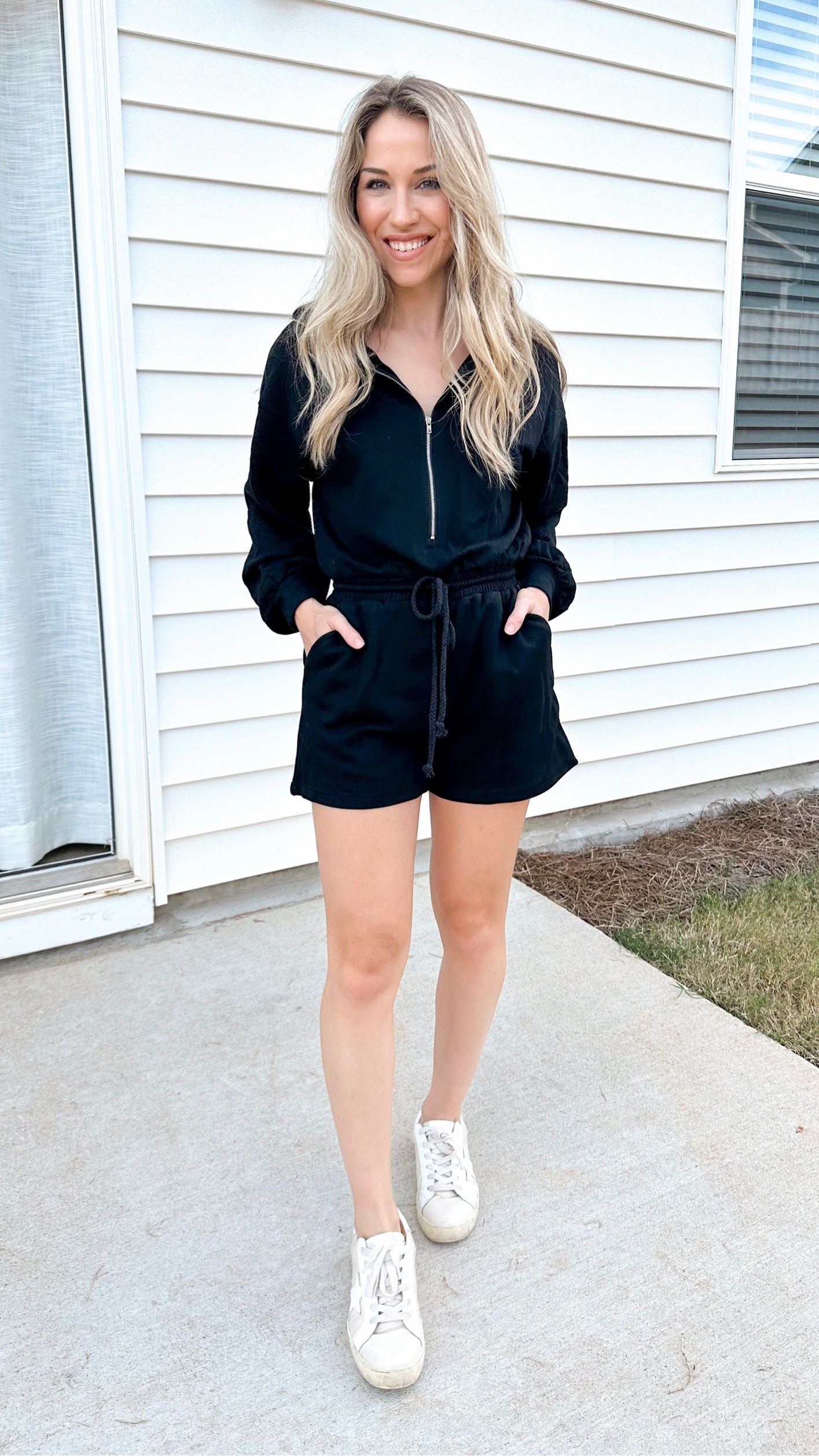 This cute Amazon romper is perfect for these fluctuating fall temps!! 

Romper, one piece , casual style , cozy fashion, affordable fashion, Amazon finds , @blencot

#LTKstyletip #LTKSeasonal #LTKfindsunder50