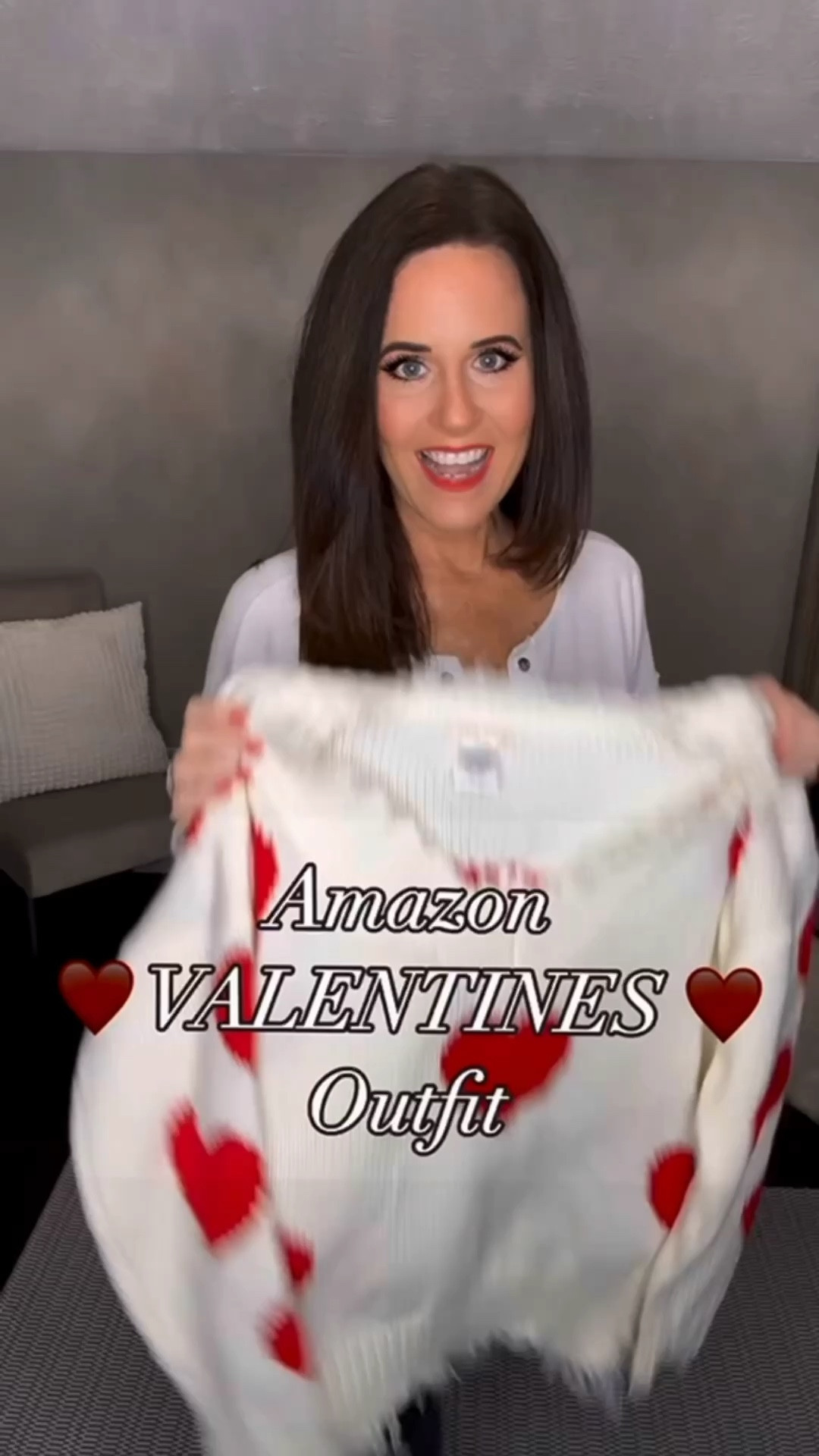 Valentines Day Outfit ❤️
I’m wearing a small in the sweater & everything else is true to size.
#amazon #gorjana

#LTKfindsunder50 #LTKVideo #LTKstyletip