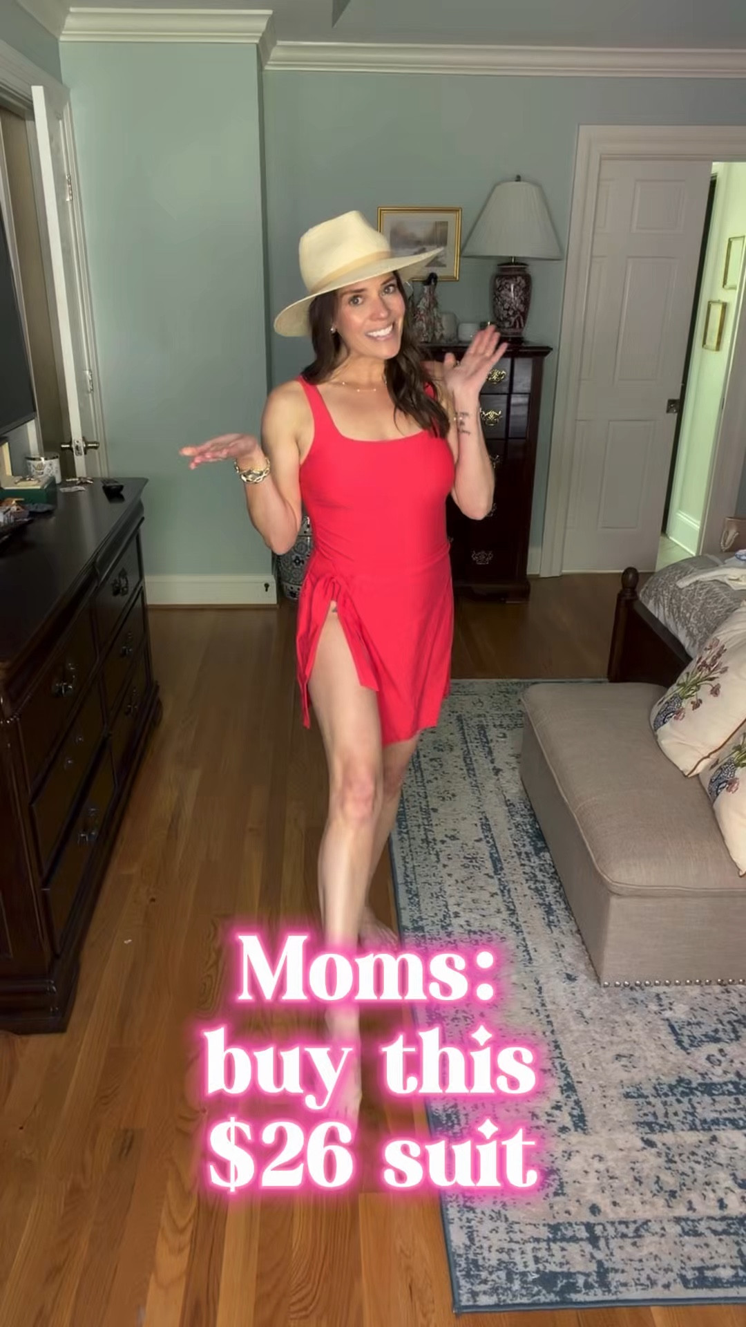 $26 Walmart Swim Dress You Need ❤️☀️


This under $30 swim dress is SUCH a good find 🙌❤️ flattering, comfortable, and perfect for pool days or beach vacations! I love the wrap detail and how it gives a little extra coverage while still feeling cute and feminine.

Paired it with a classic straw hat and simple jewelry for an easy, elevated swim look you can throw on and go ☀️🏖️ Comes in multiple sizes (XS–3X) and such a great price point!

affordable swimwear, walmart fashion finds, swim dress outfit, budget friendly style, beach vacation outfit, poolside look, flattering swimwear, summer outfit

#LTKOver40 #LTKmomlife #LTKSwim