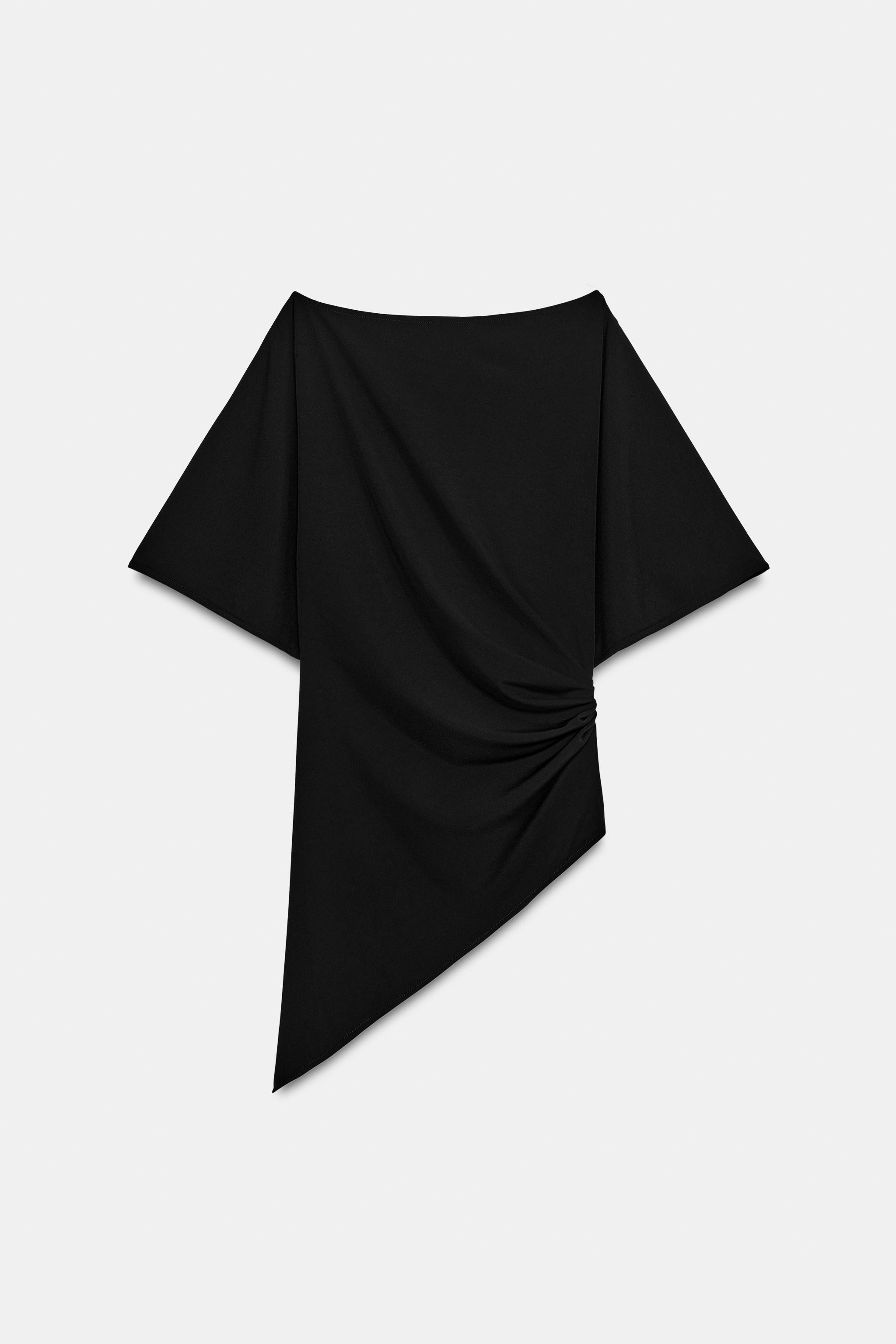 ASYMMETRIC DRAPED TOP | Zara FR