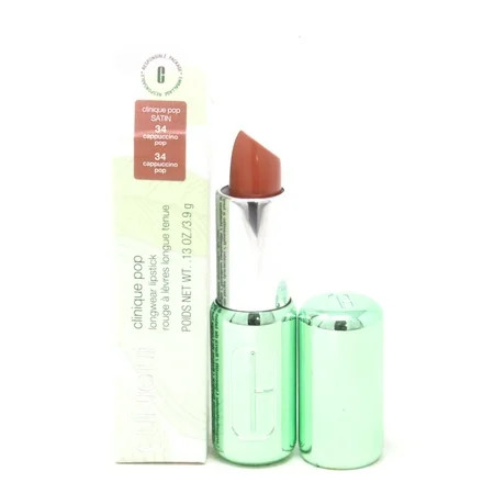 Clinique Clinique Pop Longwear Lipstick 0.13oz 34 Cappuccino Pop(Satin) New | Walmart (US)