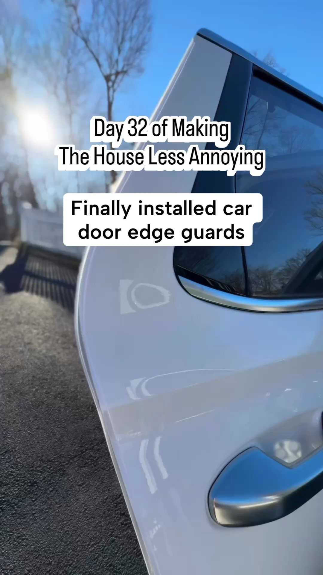 If you have kids and park in a garage with tight space, you probably know the moment. Someone opens the door a little too fast and you hold your breath.

Car door edge guards. You’ll need 1 pack for 2 doors.

They took about five minutes to install and and make mom life a lot easier.

#LTKmomlife #LTKHome #LTKSpringSale