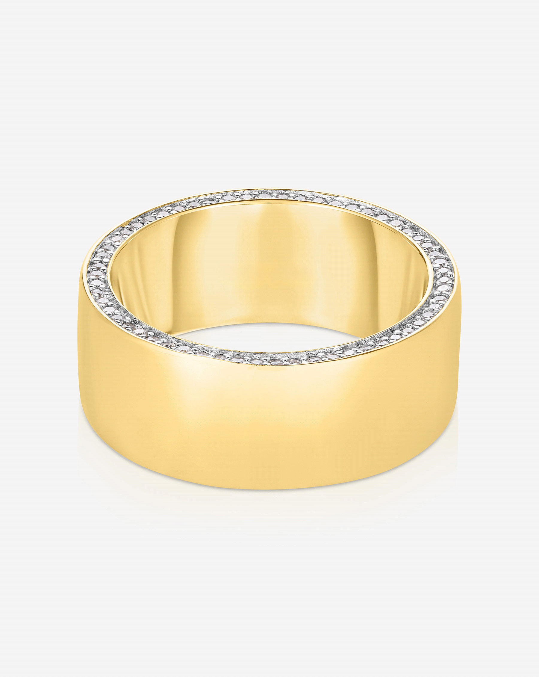 Brilliant Pavé Cigar Band | Ring Concierge