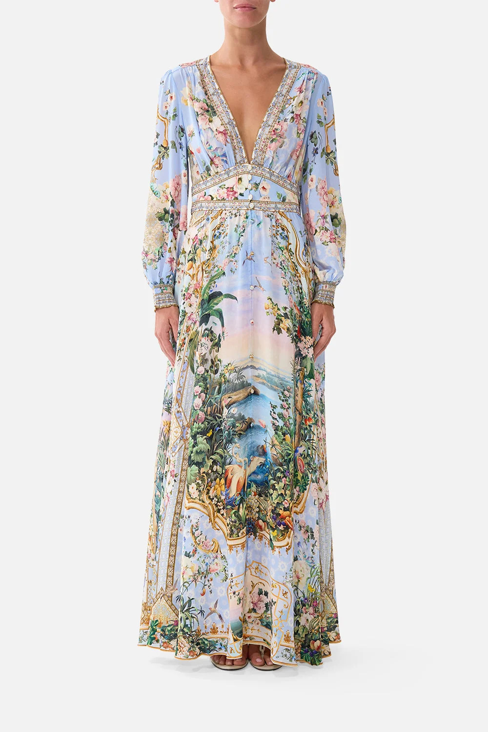 The Sisi Society Button Dress With Shaped Waistband | CAMILLA US | Camilla US
