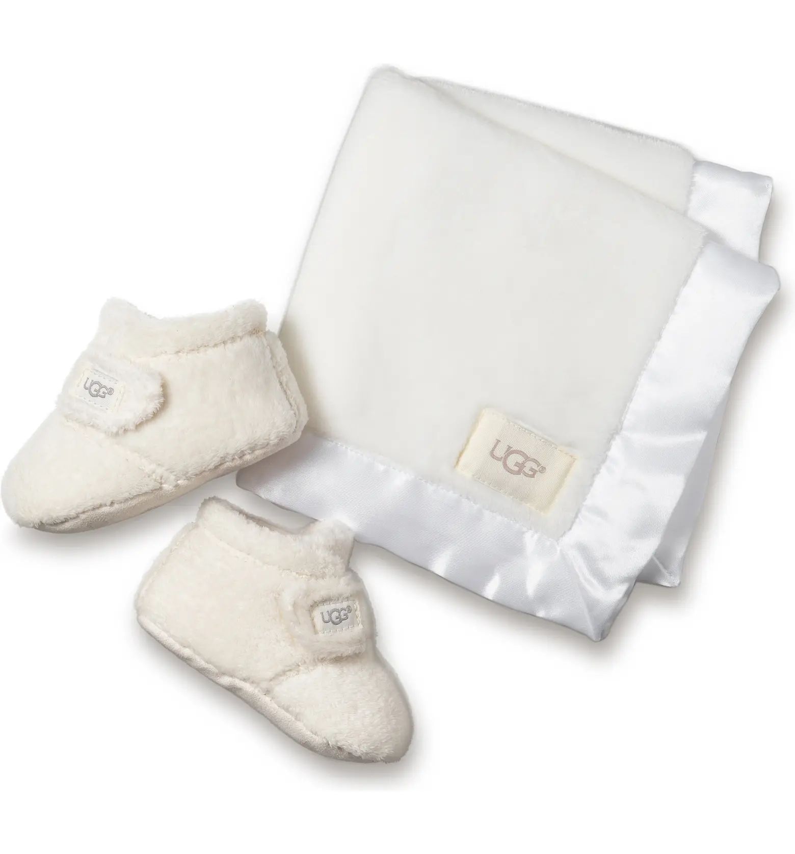 UGG® Bixbee Booties & Lovey Blanket Set | Nordstrom | Nordstrom